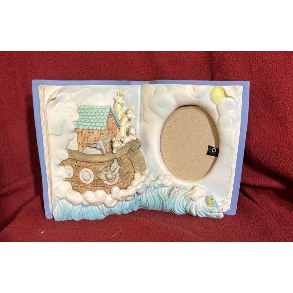 Russ Noah's Ark Menagerie Photo Frame Story Book Blue (2034)‎